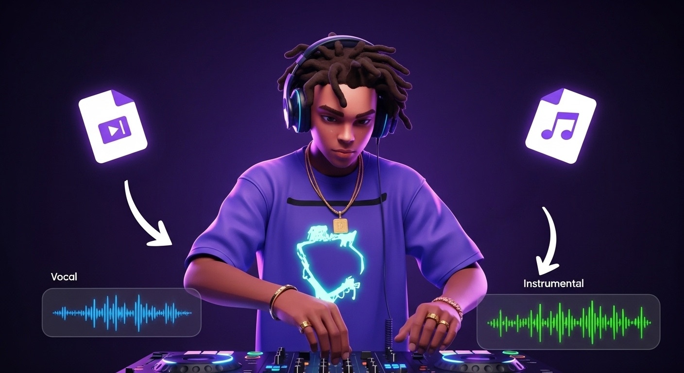 Remove watermark from audio using AI