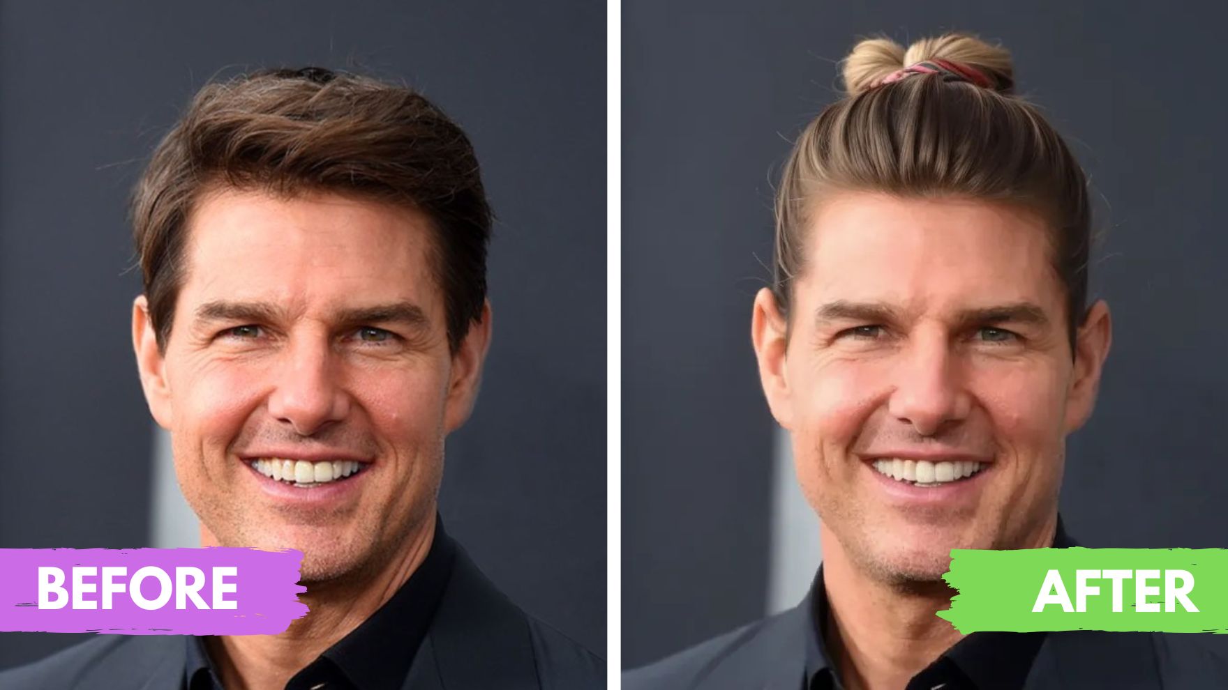 change the hairstyle