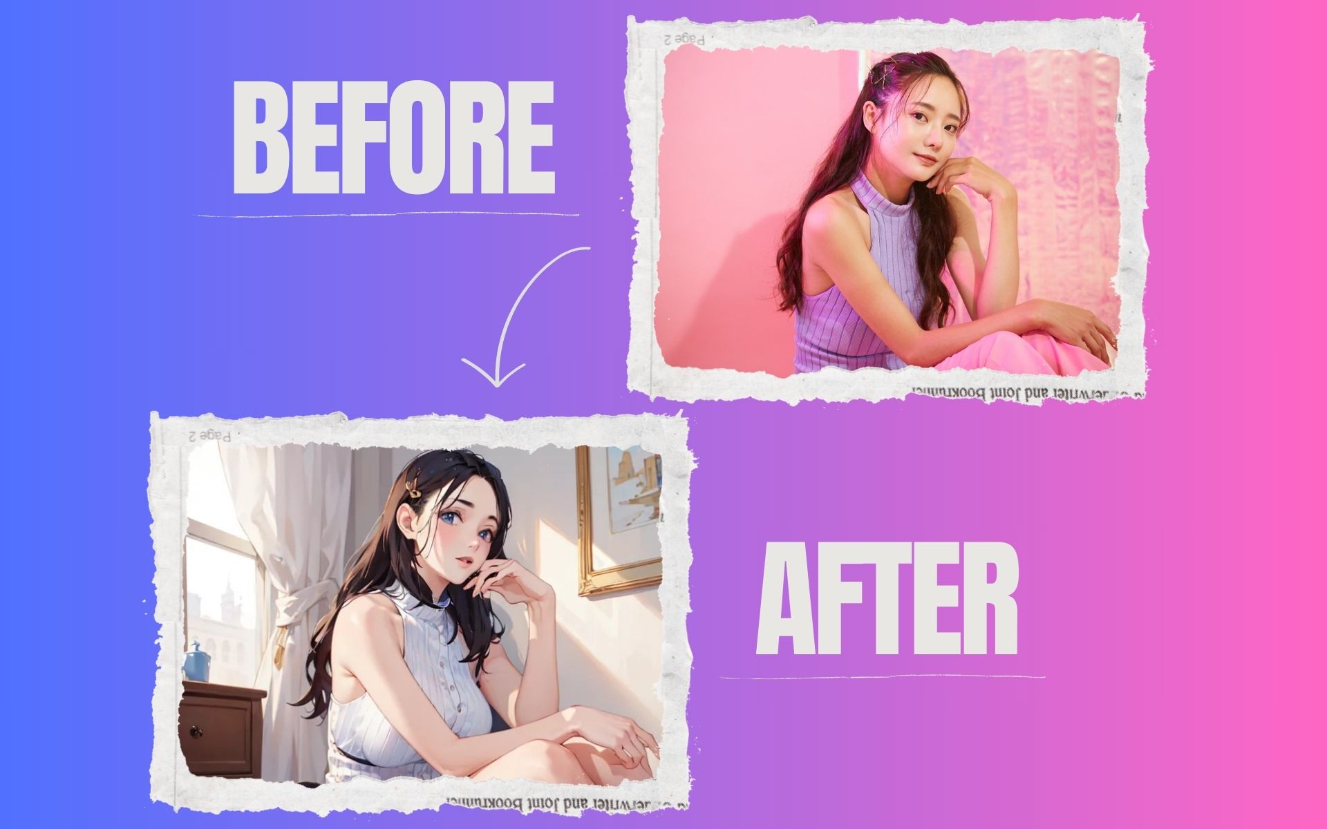 photo to anime
